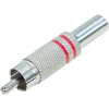 Blow 93-571# Wtyk rca metal raudona