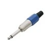 Blow Oem Kištukas AUX 6.3 mono HQ mėlynas - 10vnt