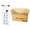 Blow Prailginimo laidas PR-570WSP 5m 3x1.5 baltas o