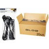 98-565# Tinklo prailgintuvas PR-470P 4 lizdų su įžeminimu 5m juodas 3x1.5mm pakuotė