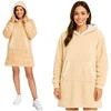 Bluza XXL - koc smėlio spalva Ruhhy 26146