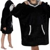 XXL sweatshirt - blanket juodas Ruhhy 24403