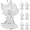 Transparent baubles - angels 6 pcs. Ruhhy 22497