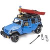 Bruder Ata BRUDER Jeep Wrangler Rubicon kajak+fig 02529