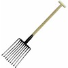Widły Bulvių šakutė 9z, 240 mm pločio, su medine rankena, t100