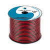 Cabletech Kabelis CCA 2x1.0mm 1m - juoda raudona