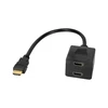 Cabletech Adapteris HDMI kištukas – 2x HDMI lizdas 20 cm