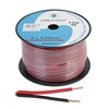 Cabletech Kabelis CCA 2x2.5mm 1m - juoda raudona