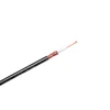 Cabletech Koaksialinis kabelis H155 CU centrinė gysla 50om, Ø5.4mm, alavuotas ekranas + aliuminio folija, juodas