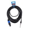 Cabletech Kabelio JACK 6.3 kištukas - STC kištukas 10m HQ
