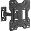 Cabletech laikiklis sienai 23-43 colių juoda LPA41-221 (vertikalus ir horizontalus reguliavimas)