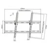 Cabletech Laikiklis sieninis pakreipiamas TV 37-70" (maks. 55kg)