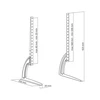Cabletech Stovas - universalios kojelės televizoriui 27"-60"
