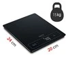 Virtuvinės svarstyklės Camry | Virtuvės svarstyklės | CR 3175 | Didžiausias svoris (talpa) 15 kg | Graduacija 1 g | Ekrano tipo LED | Juodas