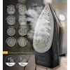 Camry | Garų lygintuvas | CR 5036 | Garų lygintuvas | 3400 W | Vanduo tank capacity 360 ml | Continuous steam 50 g/min | Juodas/Gold