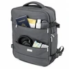 Camry CR 6880 dark pilkas Kuprinė biznesowo-sportowy on-board free size 40x20x30 cm, 24l, 3 komory, 11 kieszeni, laptop 17