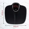 Camry | Vonios svarstyklės | CR 8171b | Didžiausias svoris (keliamoji galia) 180 kg | Tikslumas 50 g | Kūno masės indekso (KMI) matavimas | Juodas