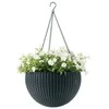 Ketter Hanging Sphere Planter apvalus pakabinamas vazonas, antracito spalvos