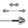 REBEL ACTIVE chromuoti reguliuojamo svorio hanteliai dėkle, 30 kg, su štanga