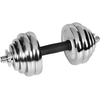 REBEL ACTIVE chromuoti reguliuojamo svorio hanteliai dėkle, 30 kg, su štanga