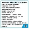 Cobi Klocki Messerschmitt Me 163B Komet 543 dalys