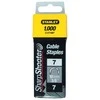 Kabelių kabės Stanley 1-CT106T 10 mm 7 tipo (1000 vnt.)