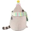 Pusheen - pliušinis talismanas su skara ir kepure 24 cm