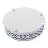 ATL Dekoratyvinis indas APT AG605D, metalinis su mediniu dangčiu, 16 cm skersmens