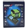 Dedra lazerinis krzyżowy žalia + dalmierz laserowy 40m-komplektas
