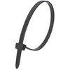 Nylonowe Nailoniniai kabelių raiščiai, juodi, 3,6x140 mm (25 vnt.)