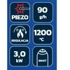 Dedra Palnik Dujinis degiklis su pjezoelektriniu uždegimu, lanksčiu antgaliu, 3 kW