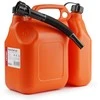 Plastikinis dviejų skyrių kuro kanistras 6 L + 2,5 L AMIO-03208