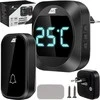 Malatec 21911 juodas wireless doorbell
