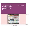 Akriliniai dažai 24 vnt.- 12 ml. maaleo 20363
