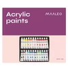 Akriliniai dažai 24 vnt.- 12 ml. maaleo 20363