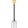 Fiskars Solid Metal komposto šakė apvaliais virbais