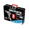 Graphite Akumuliatorinis bešepetinis gręžtuvas Energija + 18V, Li-Ion, 13 mm, baterija 2Ah, įkroviklis, dėklas