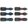 Graphite Impact antgaliai PH1/2/3, PZ1/2/3 x 25 mm, 6 vnt.