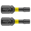Smūginiai antgaliai GRAPHITE TX20 25 mm (2 vnt.)