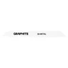 Tiesinio pjūklo geležtės GRAPHITE BIM 225 x 20 x 0.9 mm - 14 TPI (2 vnt.)