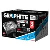 Akumuliatorinis siurblys Graphite 58GE105; 18 V (be akumuliatoriaus ir pakrovėjo)