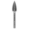 Graphite Metalo freza HM, G tipo (smaili), 12 x 25 mm, kotas 6 x 45 mm
