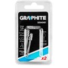 Graphite Grafitinė HSS pjovimo kulka 6,0 mm, kotas 3,2 mm, 2 vnt.