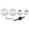 Otwornice Skylėms gręžti skirti pjūklai su adapteriu, 32–54 mm, 6 vnt. rinkinys