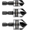Grąžtas Zestaw Rinkinys Šešiakampių nuožulnų rinkinys, 12, 16, 19 mm, 3 vnt. rinkinys