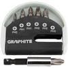 Graphite Rinkinys Atsuktuvų antgalių rinkinys PH0, PH1x2, PH2x2, PH3 su laikikliu, 7 vnt.