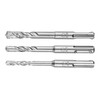Grąžtas Graphite Rinkinys wierteł do betonu SDS Plus, quatro, komplektas 3 vnt. - 6, 8, 10 x 110 mm
