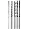 Grąžtas Zestaw Rinkinys Medienos grąžtų rinkinys, prailgintas: 4, 5, 6, 7, 8, 10, 12 x 300 mm, 7 vnt.