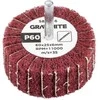 Ściernica Plokštelinis šlifavimo diskas su abrazyvine vilna, kotas 60 x 25 x 6 mm, P60