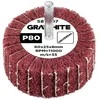 Ściernica Plokštelinis šlifavimo diskas su abrazyvine vilna, kotas 60 x 25 x 6 mm, P80
